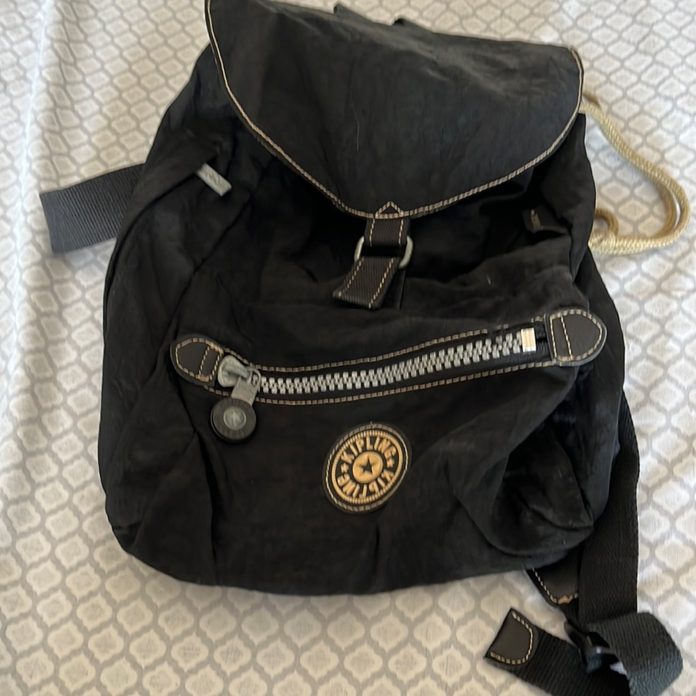 Kipling Small Black Backpack - image 1